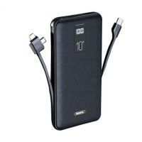 REMAX RPP-160 10000MAH POWER BANK WITH TYPE-C & MICRO & IPH CABLE